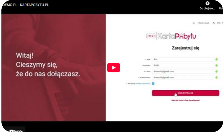 Prezentacja platformy Karta Pobytu